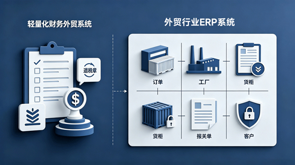 财务外贸系统vs外贸行业ERP:算真实利润,加强业务过程管控(图2)
